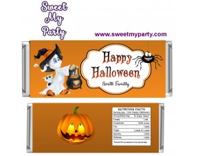 Halloween Candy Bar Wrappers, design 04